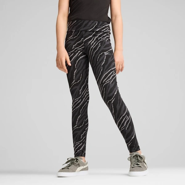 ¡PUMA ESS+ Animal! Leggings geniales para niños grandes. ¡A moverse con estilo y comodidad! ¡Atrévete!