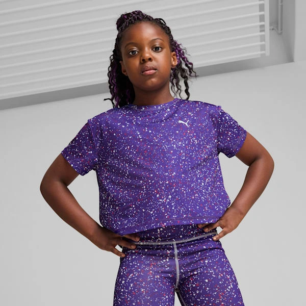¡PUMA Train Favorito! Camiseta Corta para Niños Grandes: ¡Entrena con Estilo y Energía!
